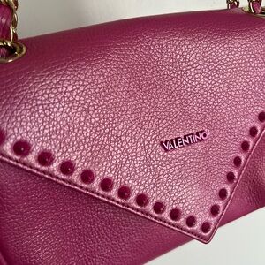 Valentino Pink Studded Shoulder Bag